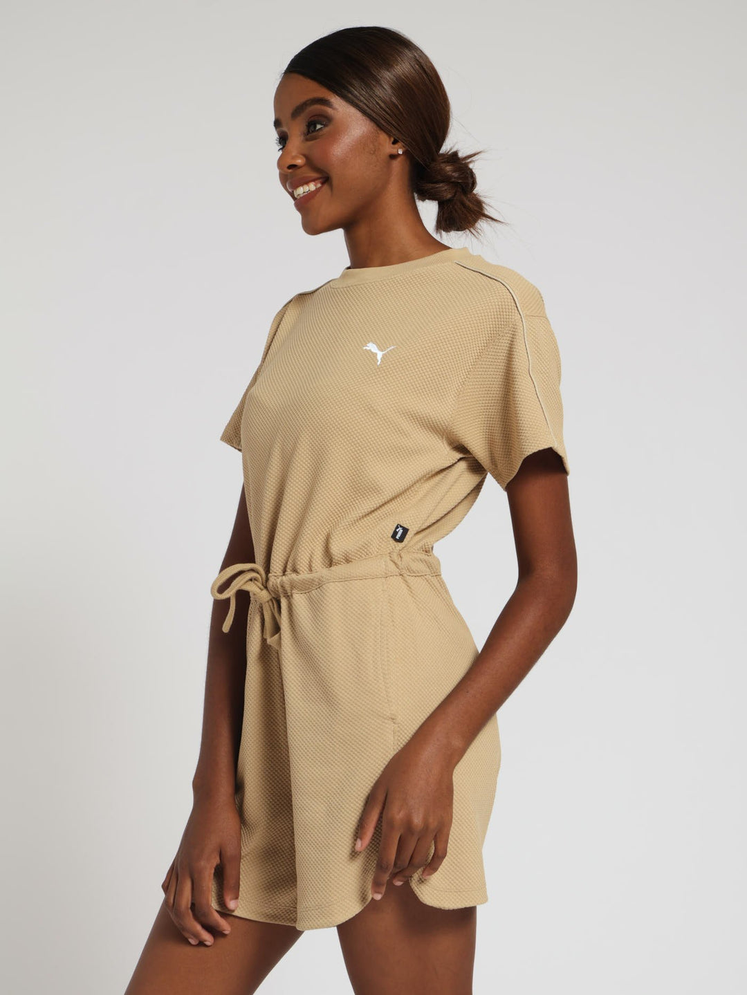 Short Jumpsuit - Tan