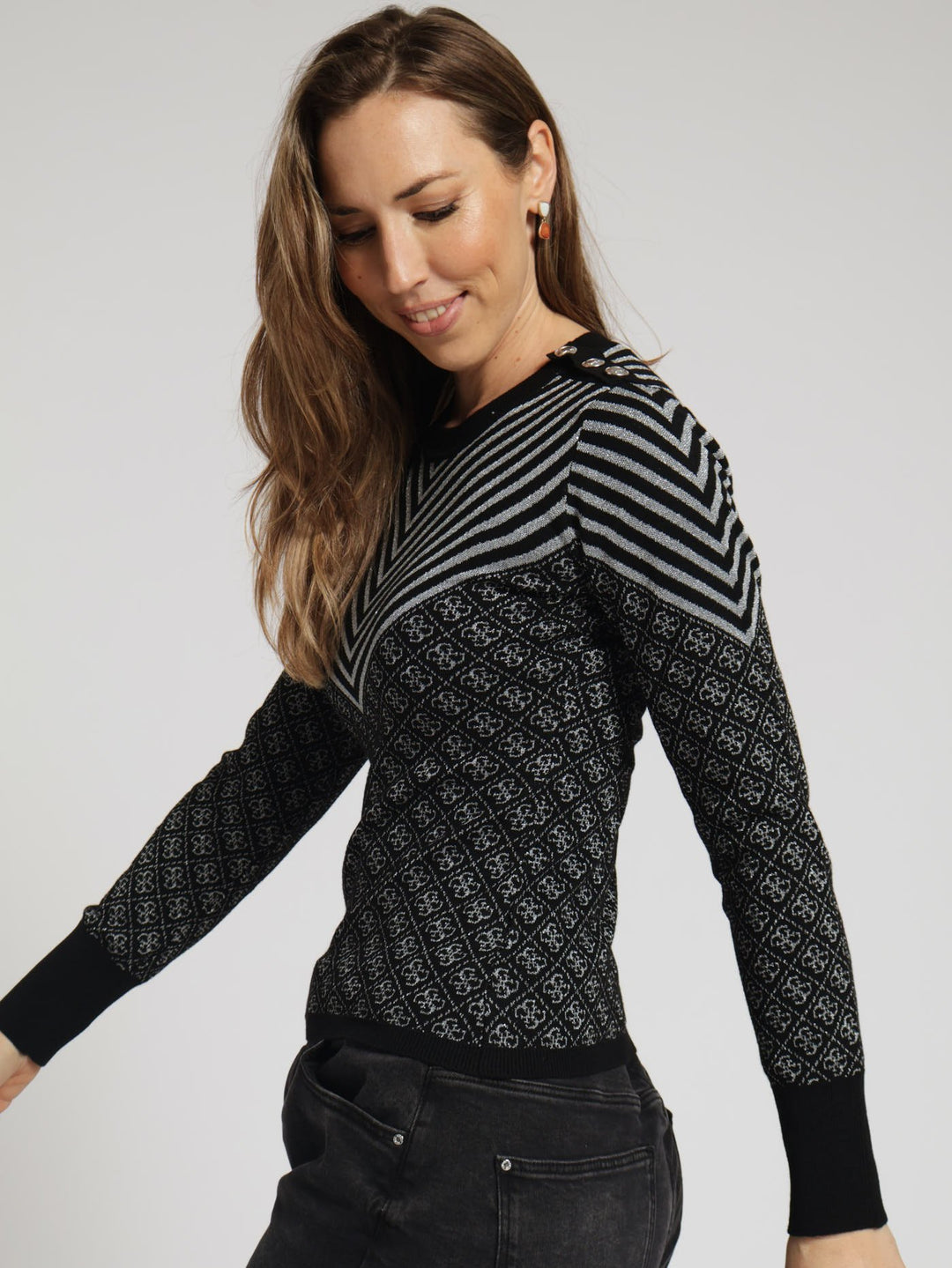 Long Sleeve Renee Knitwear - Black