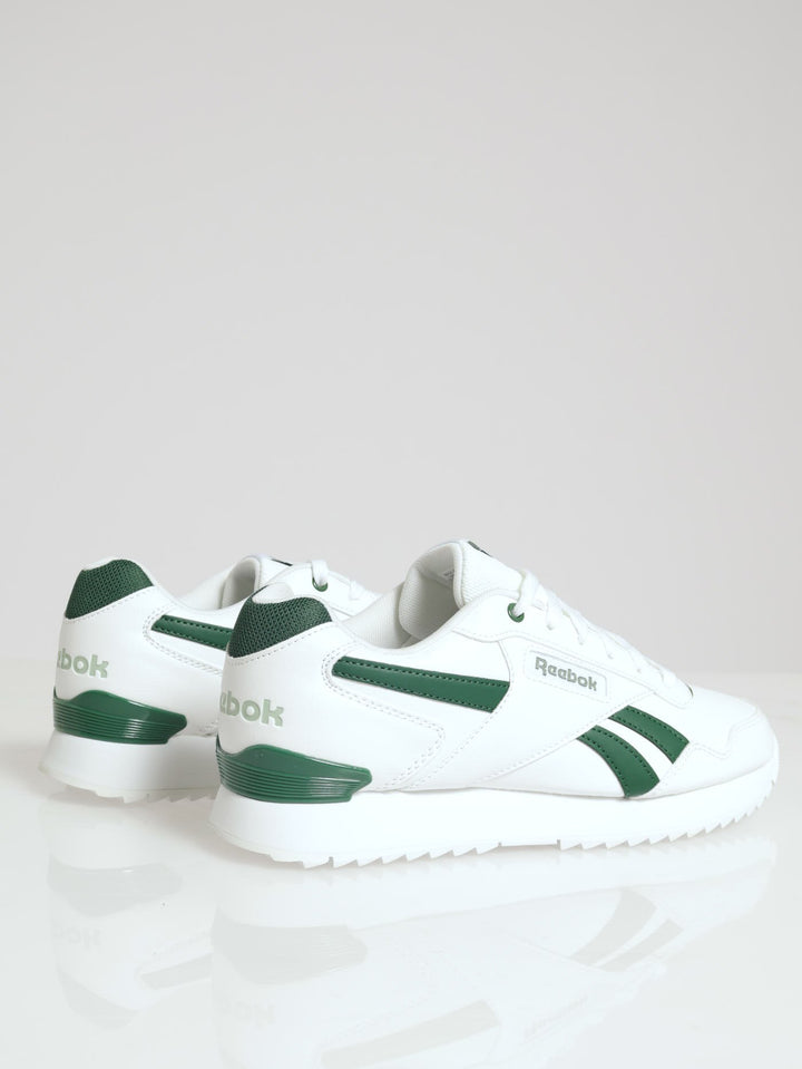 Glide Ripple Clip Cleated Closed Toe Lace Up Sneaker - White/Green