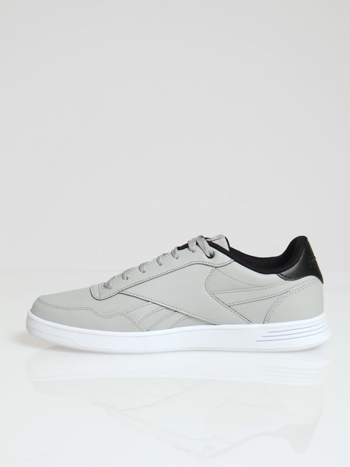 Court Advance Closed Toe Lace Up Sneaker - Grey/White