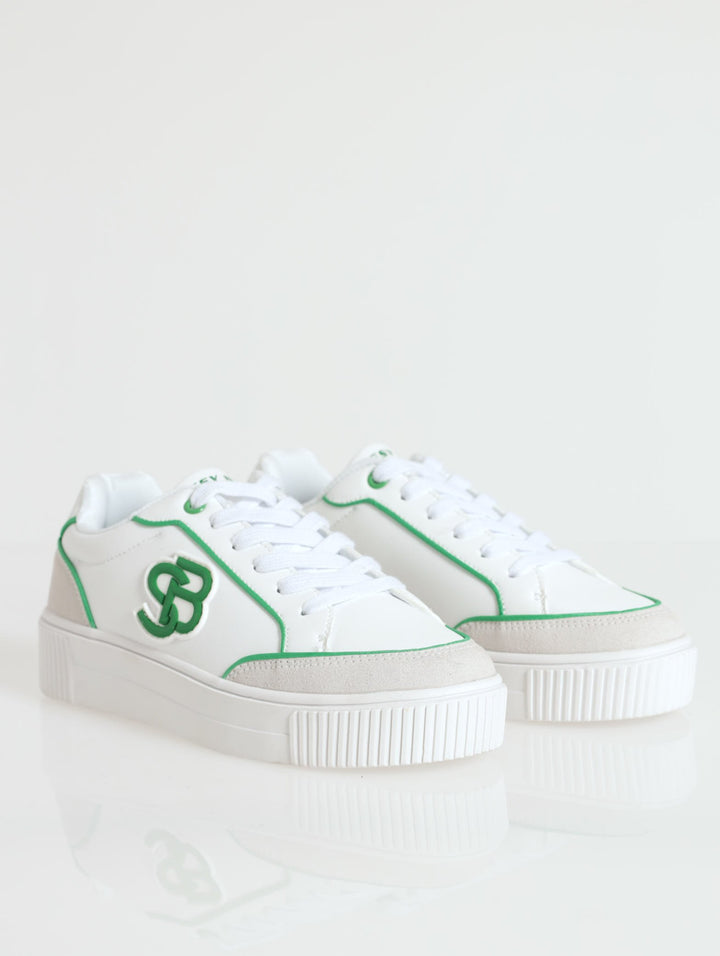 Seasonal Low Cut Sneaker - White/Green