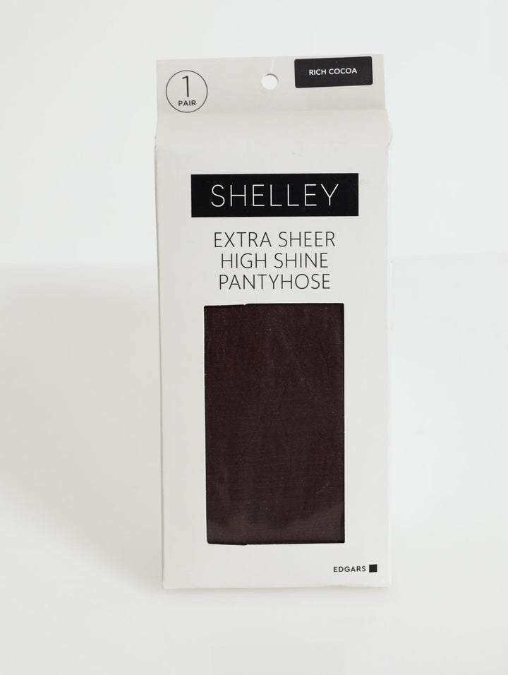 1 Pack Extra Sheer High Shine Hoisery - Rich Cocoa
