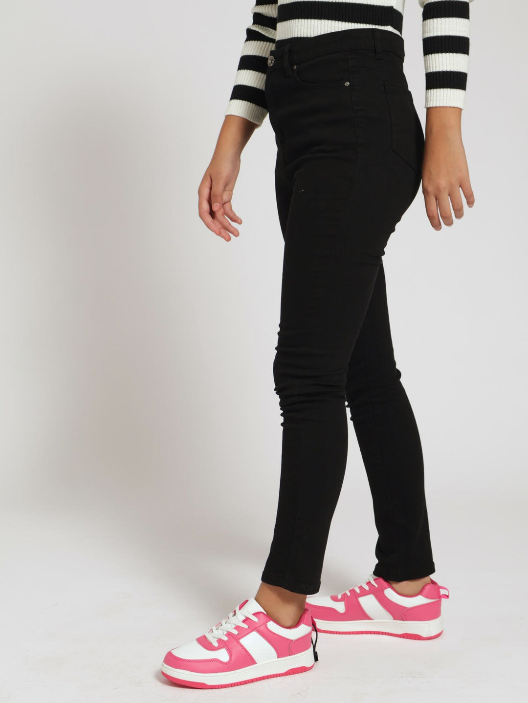 Girls Skinny Denim Jean - Black