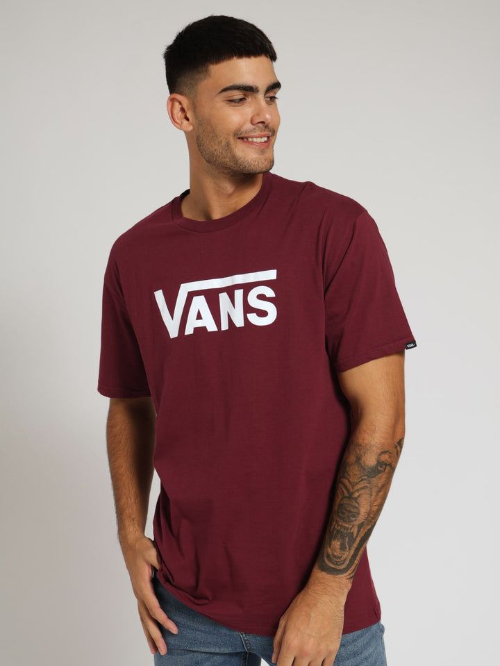 Classic Tee - Burgundy