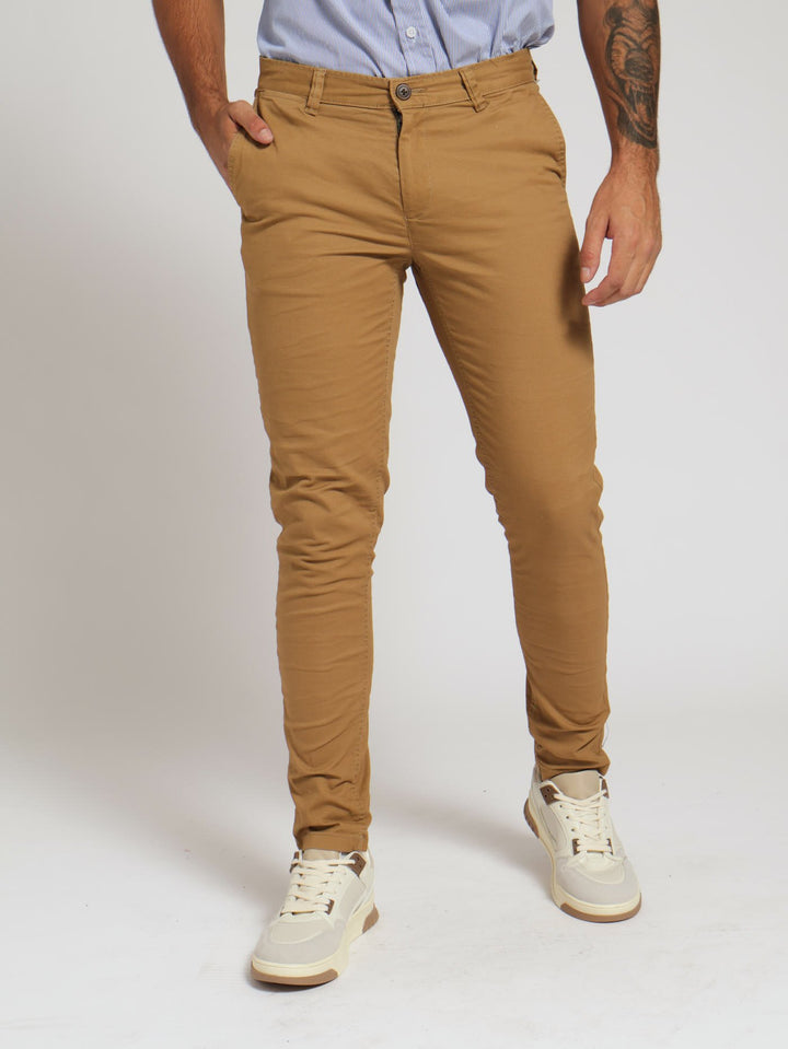 Skinny Fit Chino - Camel