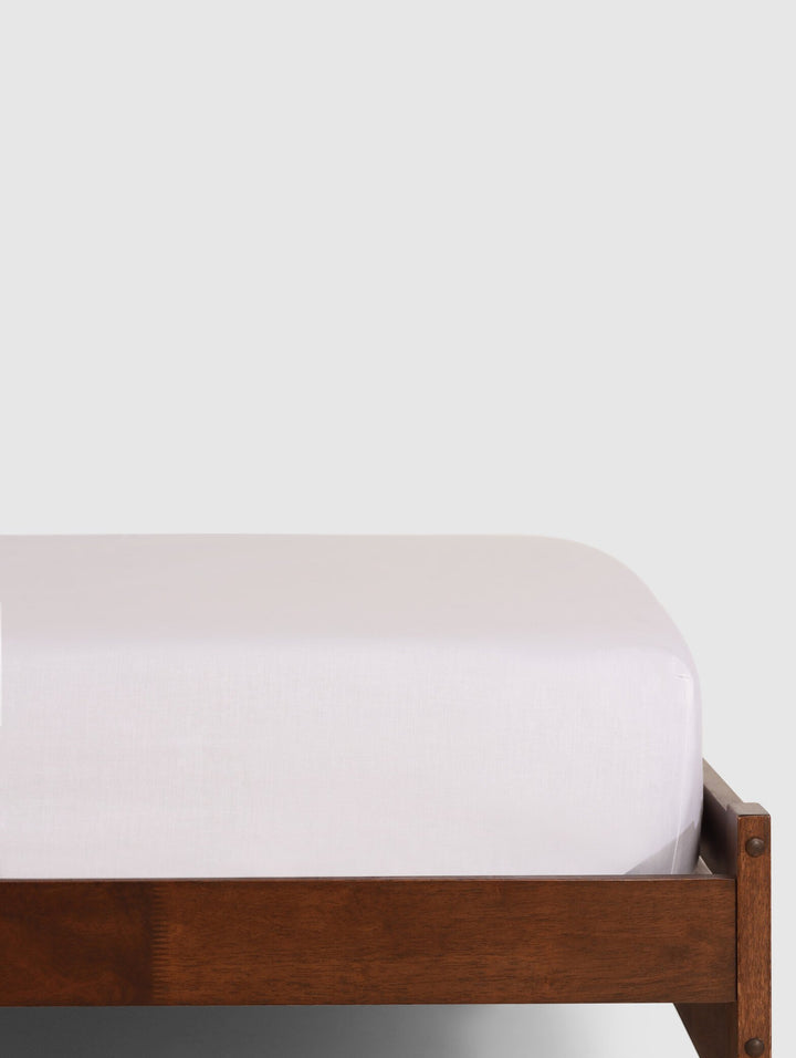 200TC Extra Length Fitted Sheet - White