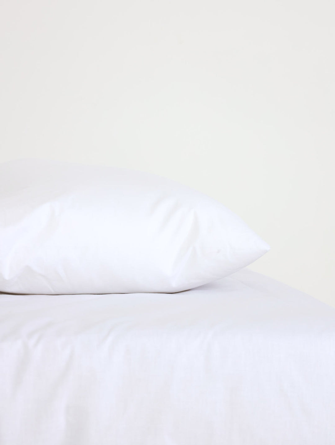 Cotton Downproof Pillow - White