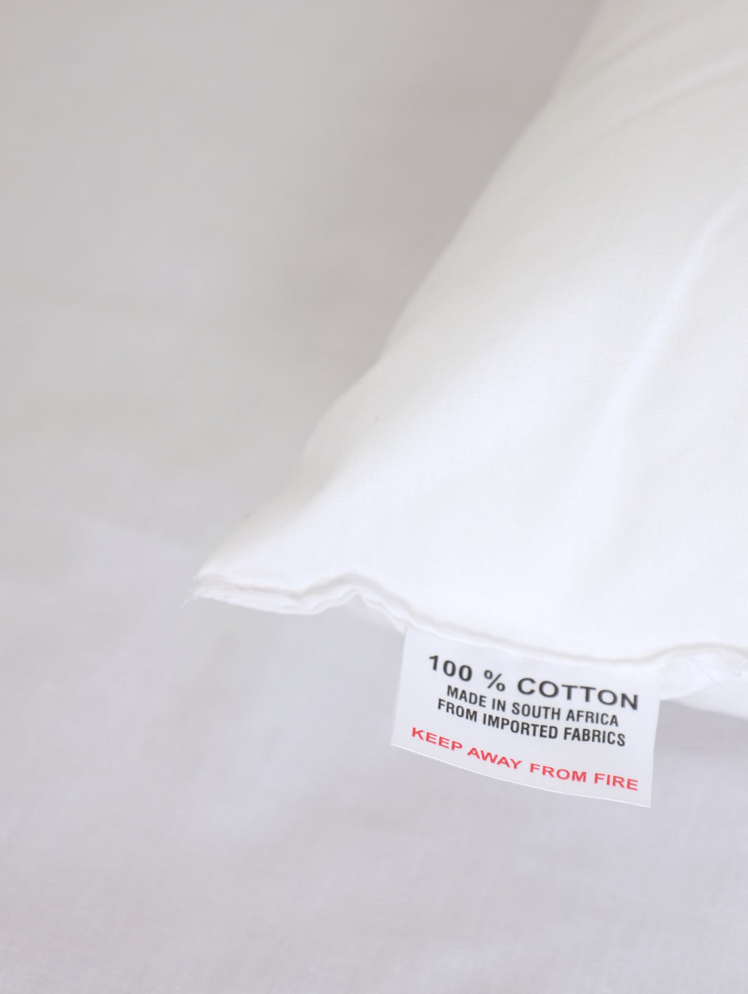 Cotton Downproof Pillow - White