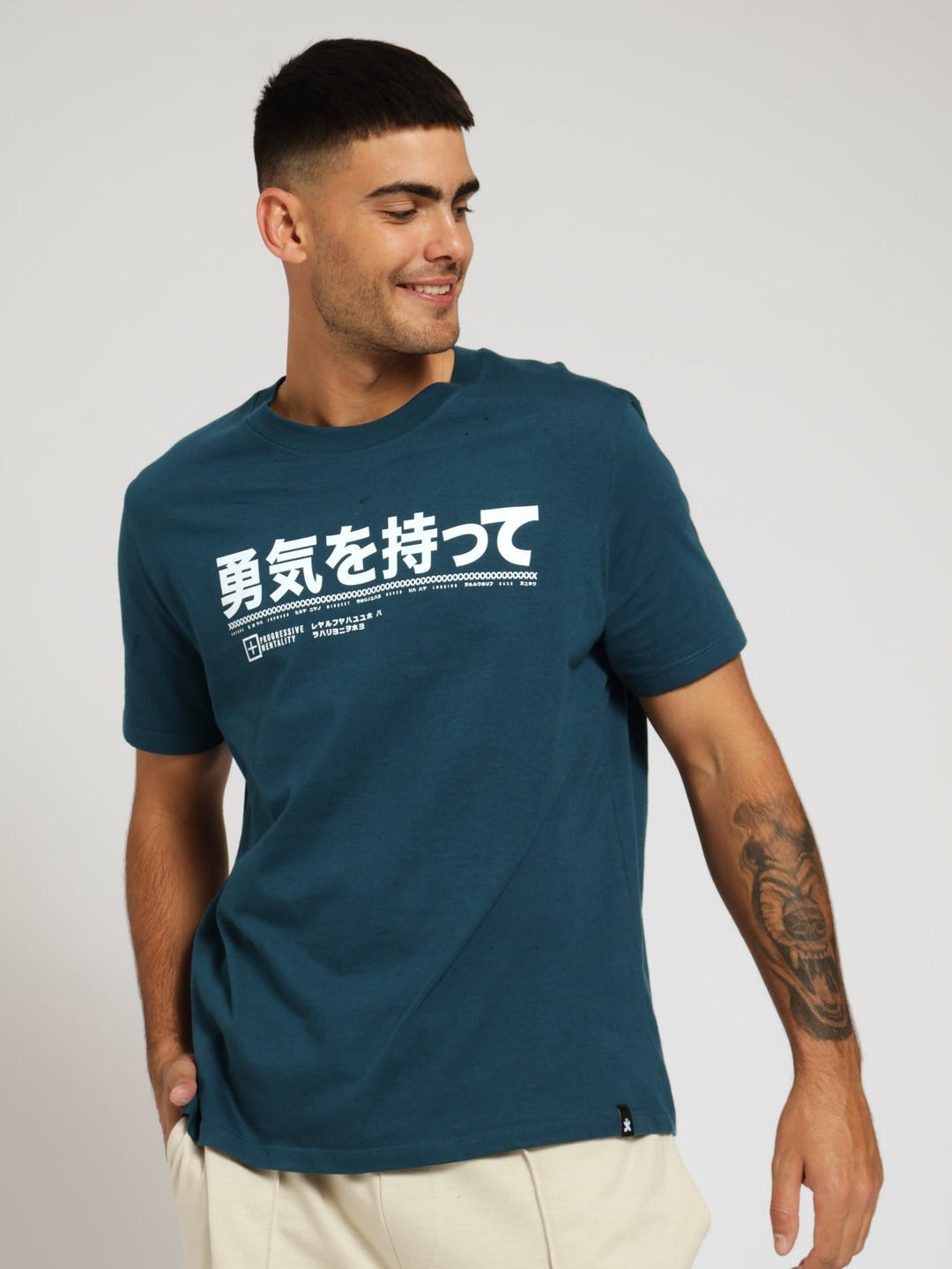 Japan Graphic Tee - Petrol