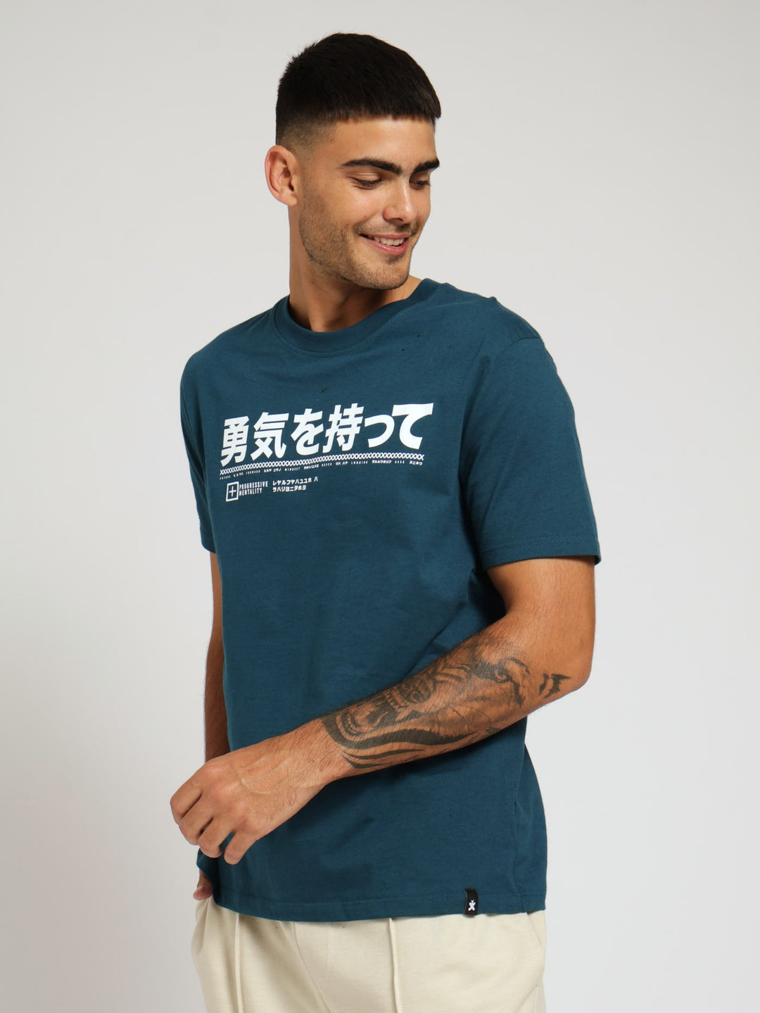 Japan Graphic Tee - Petrol