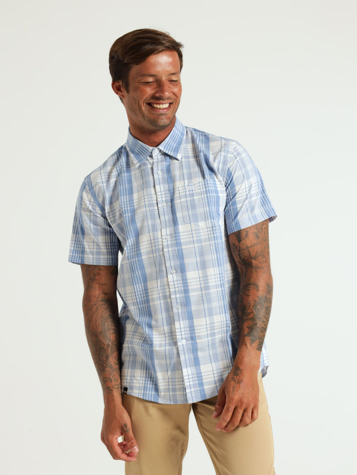 Classic Check Shirt - Sky