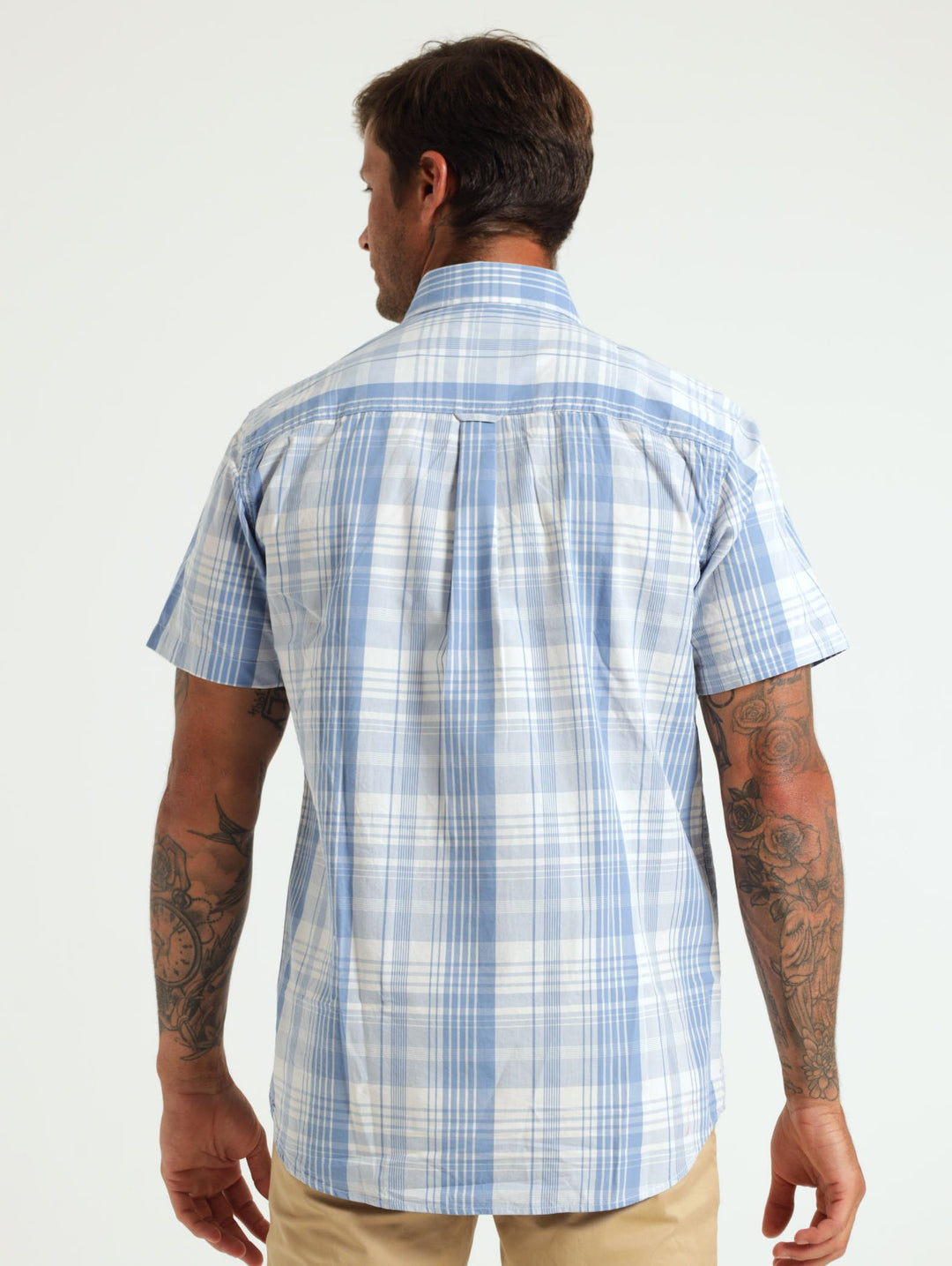 Classic Check Shirt - Sky