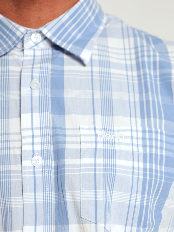 Classic Check Shirt - Sky