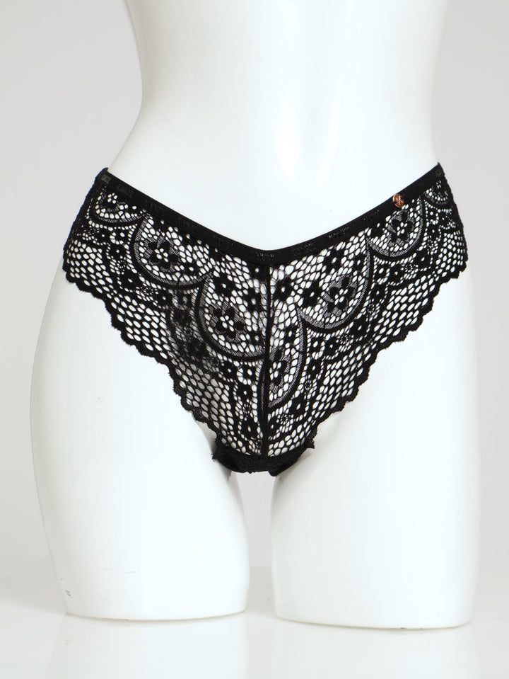 3 Pack Galloon Lace Brazilian Panty