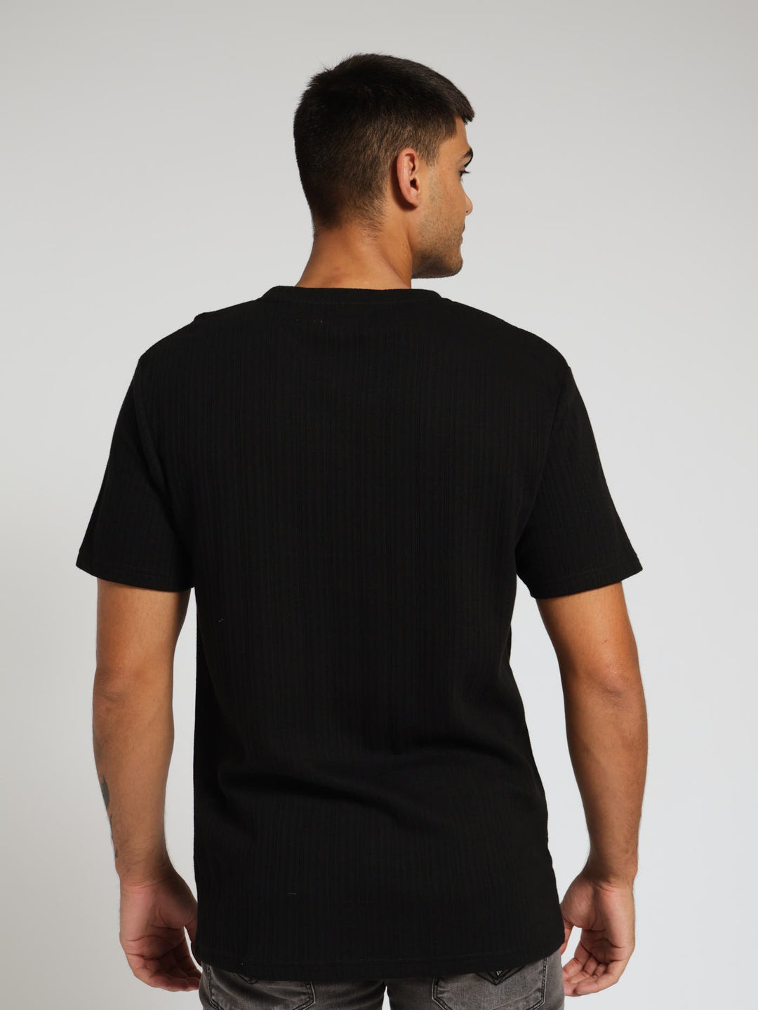 Texture Ingot Tee - Black