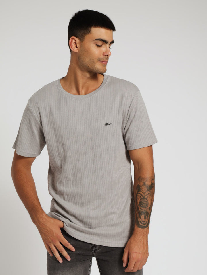 Texture Ingot Tee - Grey