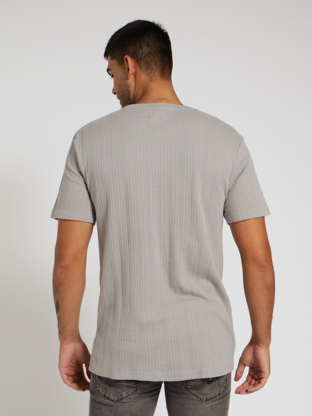 Texture Ingot Tee - Grey