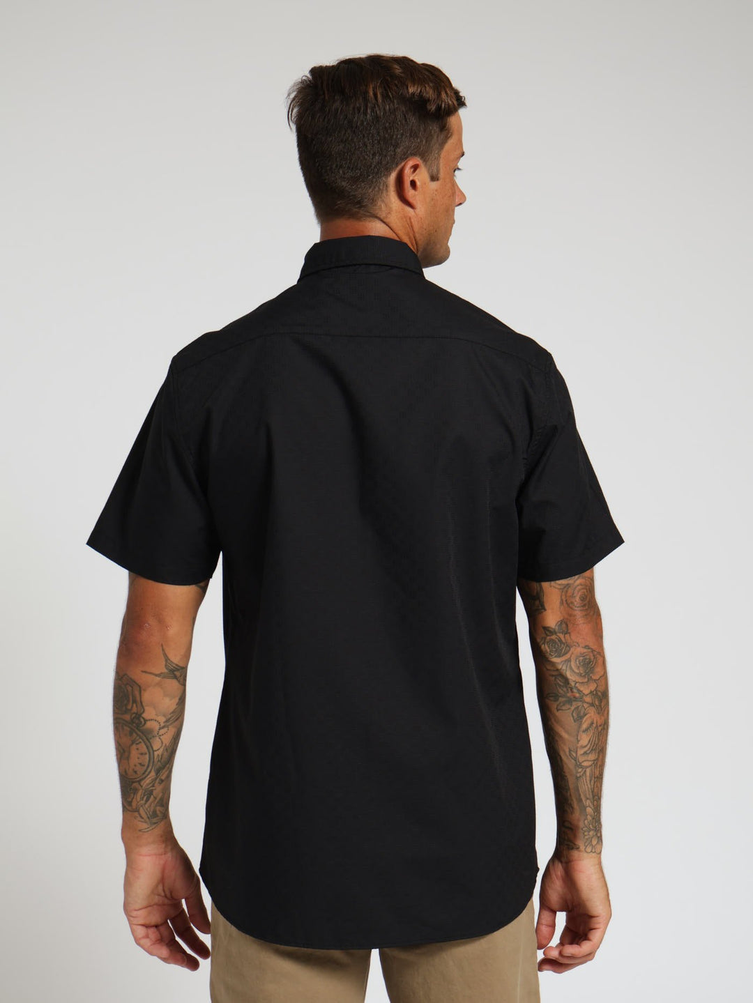 Check Shirt - Black