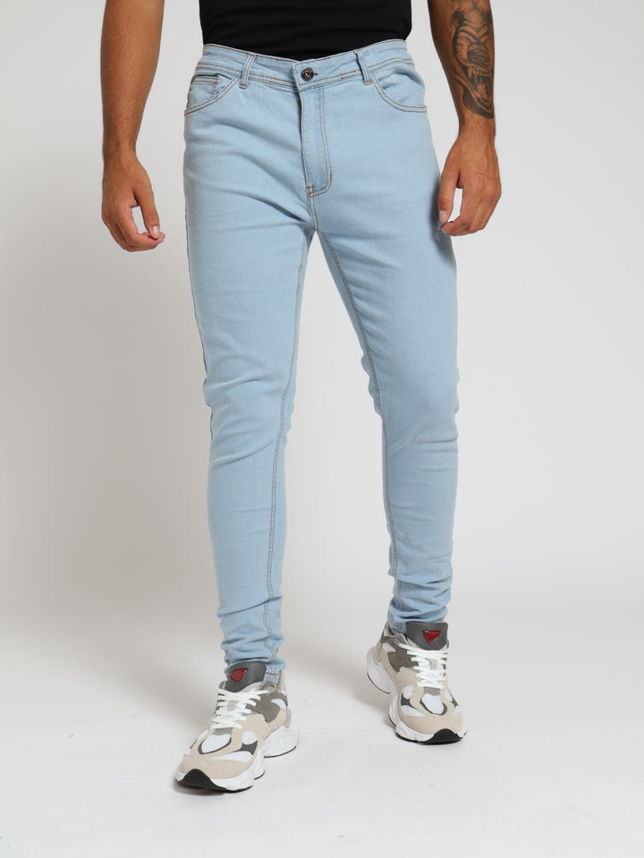 Super Skinny Basic Denim Jean - Light Blue