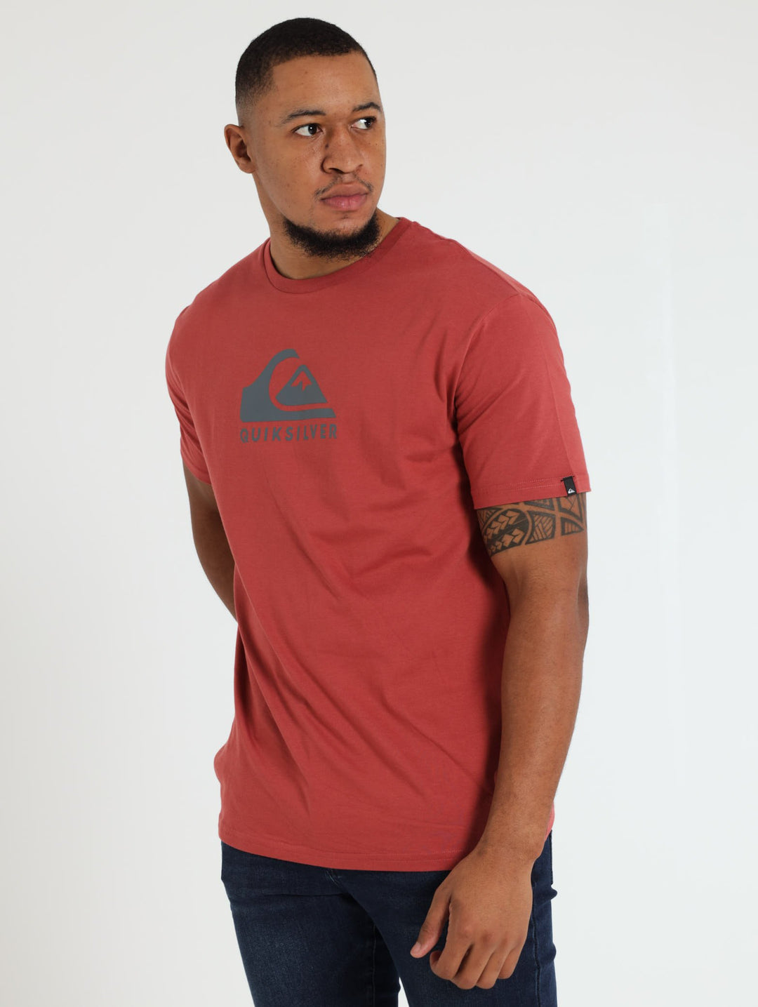 Corp Logo Tee - Rust