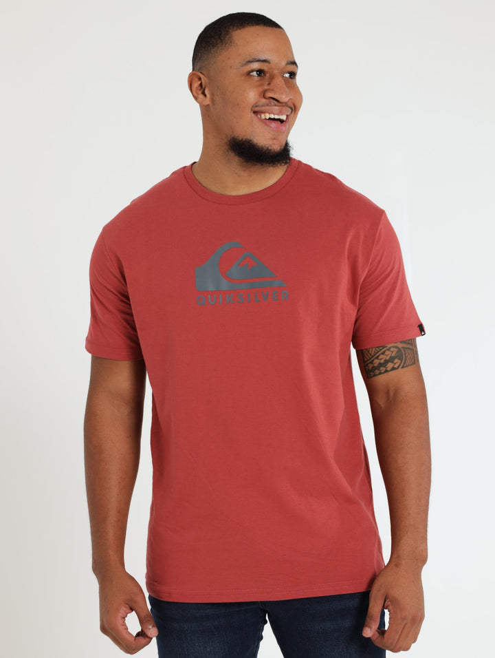 Corp Logo Tee - Rust