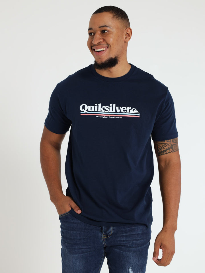 Men's Between The Lines Tee - Navy