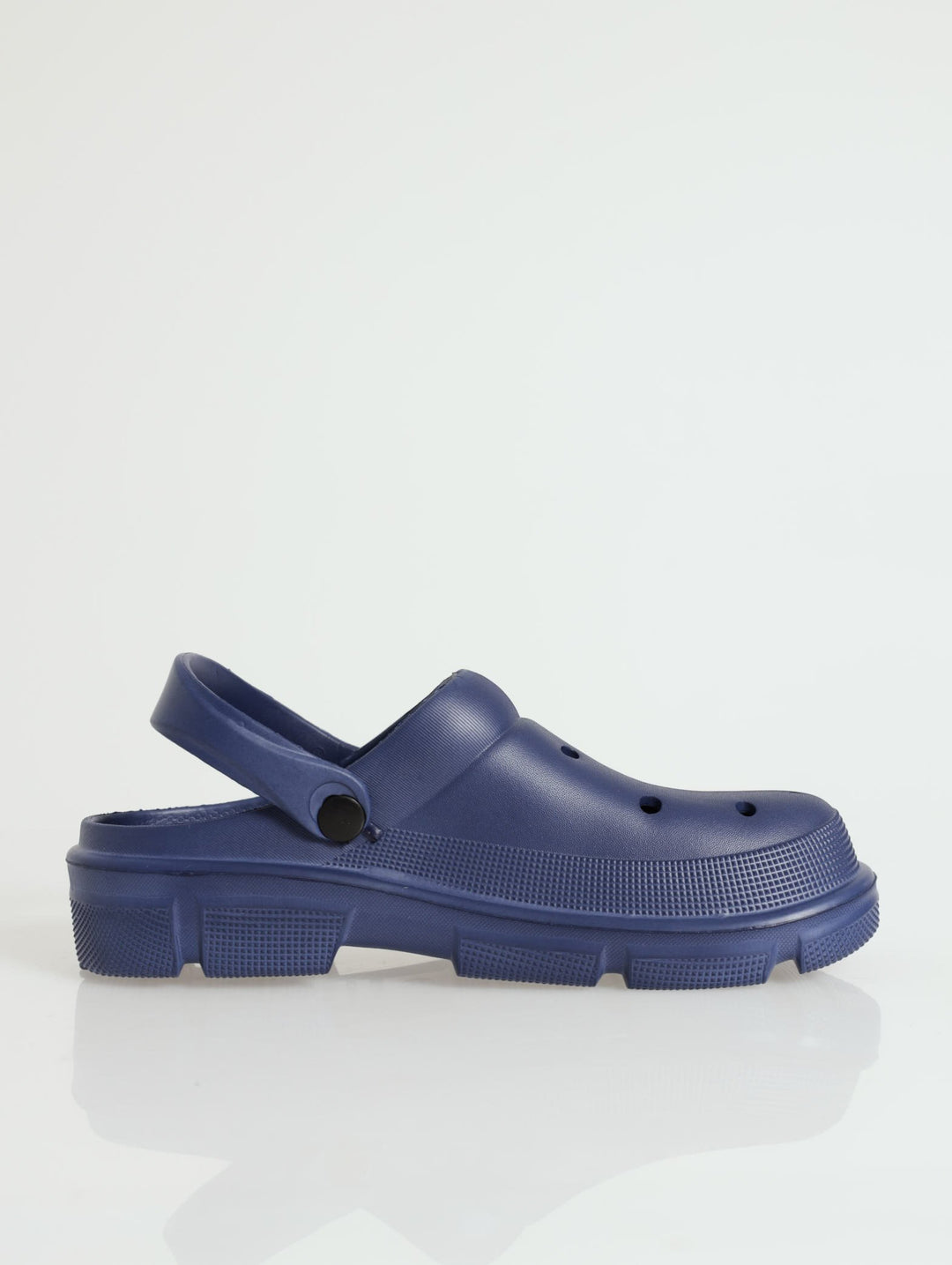 Chunky Moulded Clog - Navy