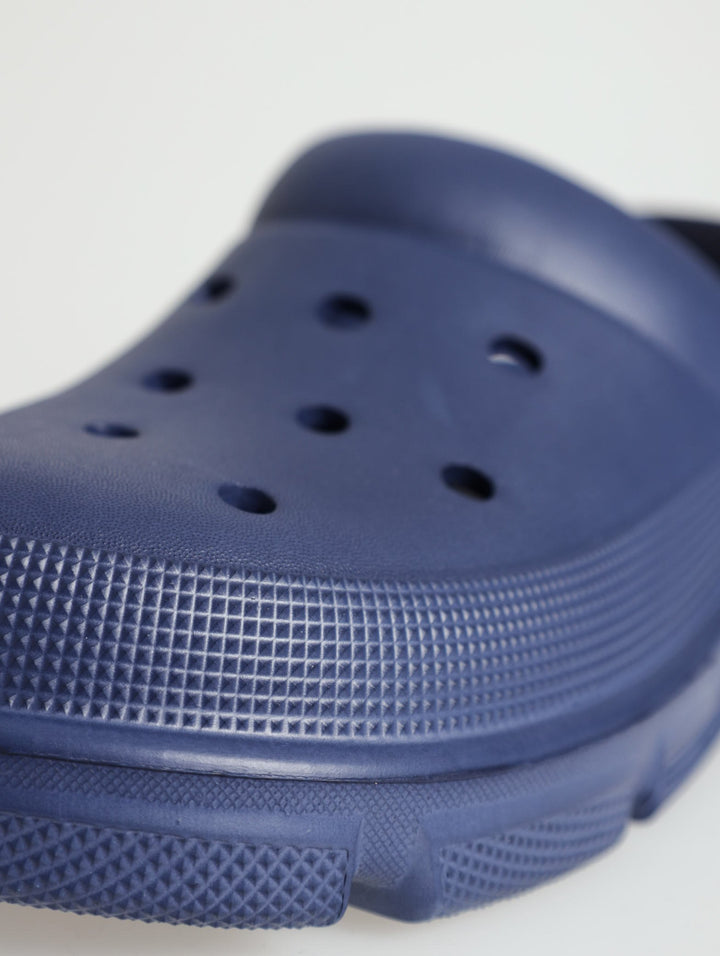 Chunky Moulded Clog - Navy