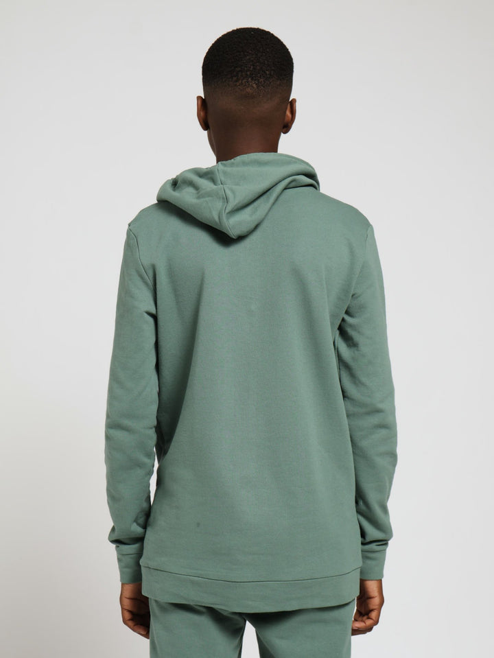 Boys Zip Through Fleece Top - Green