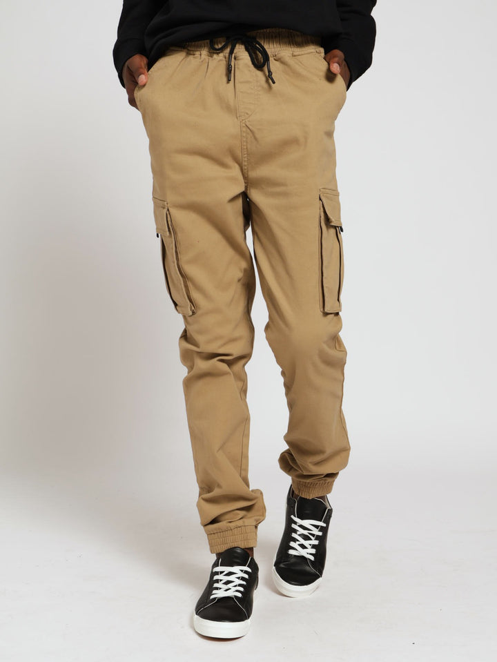 Boys Kelp Bellow Cargo Pants - Dark Stonewash