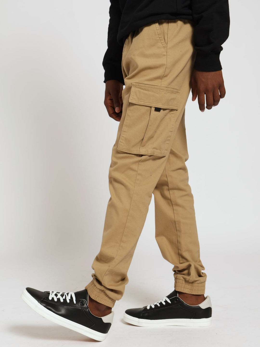 Boys Kelp Bellow Cargo Pants - Dark Stonewash