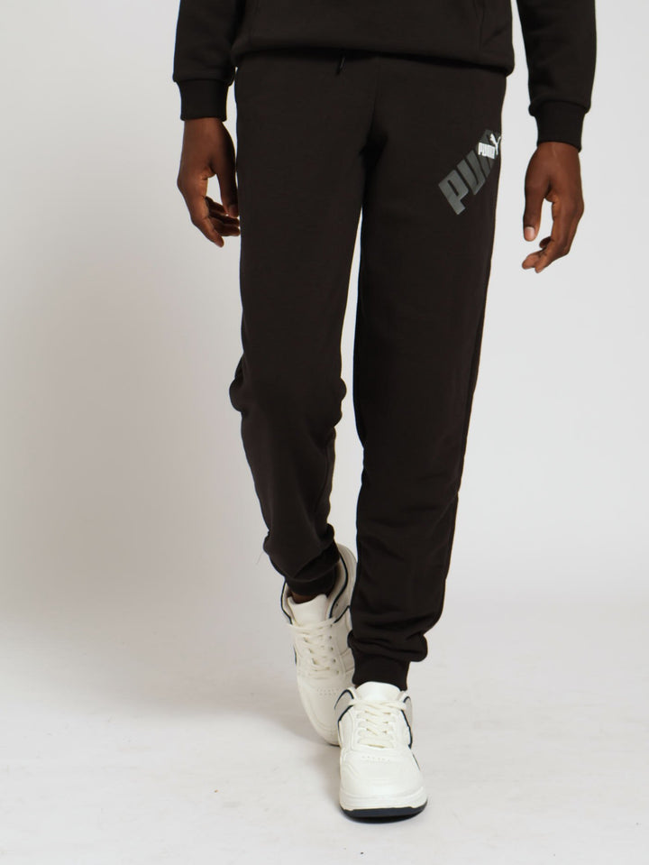 Boys Power Graphic Sweatpants - Black