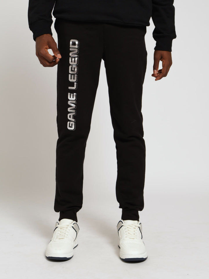 Boys Gaming Foil Jogger - Black