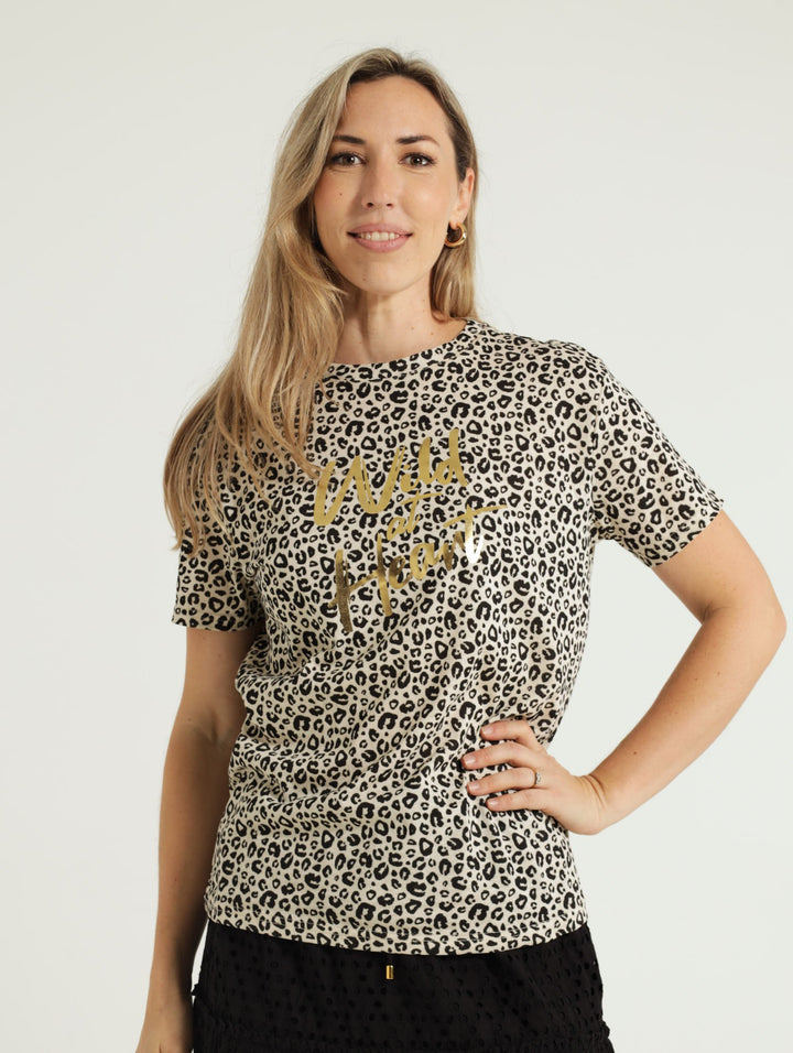 Wild At Heart Animal Print Tee