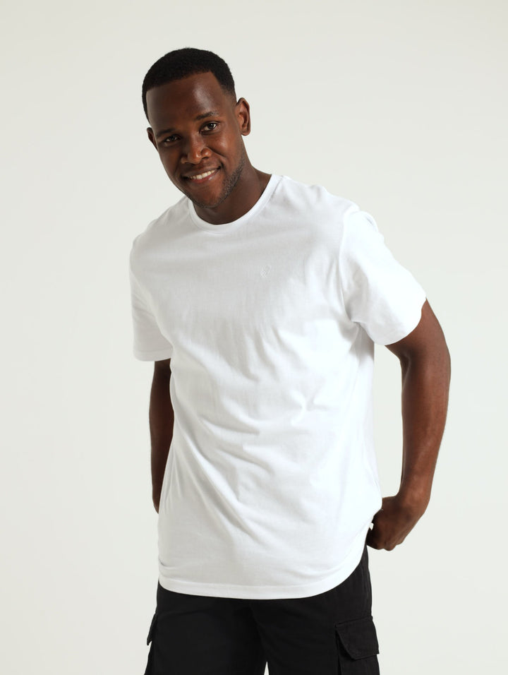 Basic Crew Tee - White