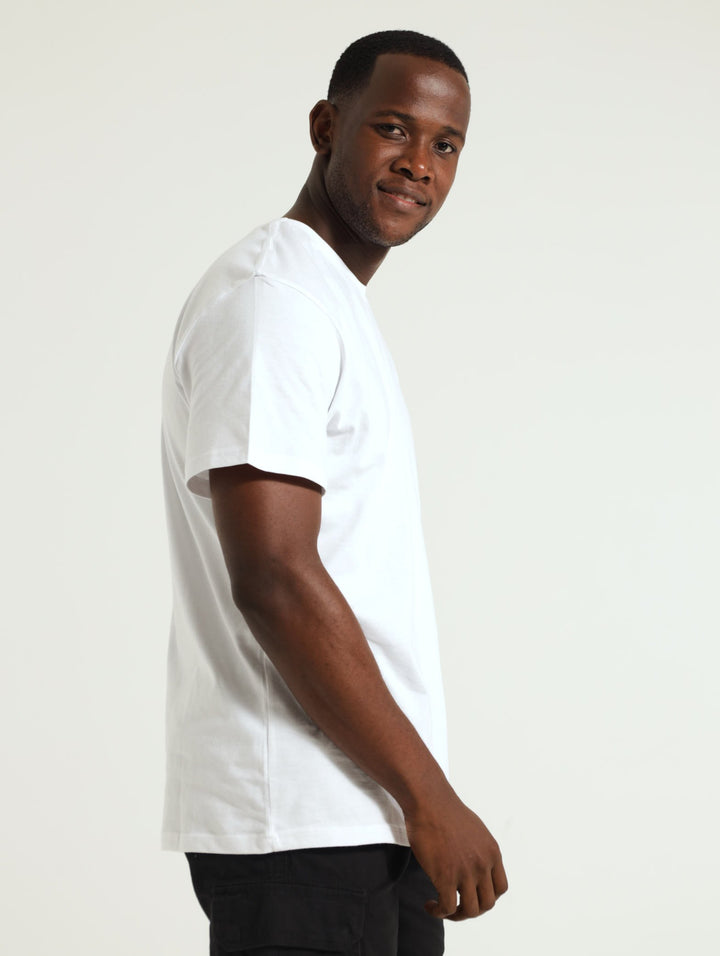 Basic Crew Tee - White