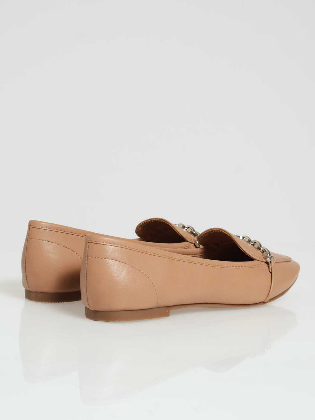 Doraa Square Toe Pump - Beige