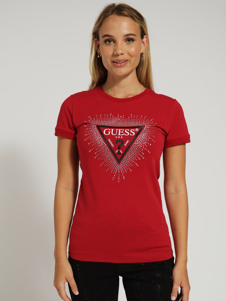 Star Triangle Tee - Red