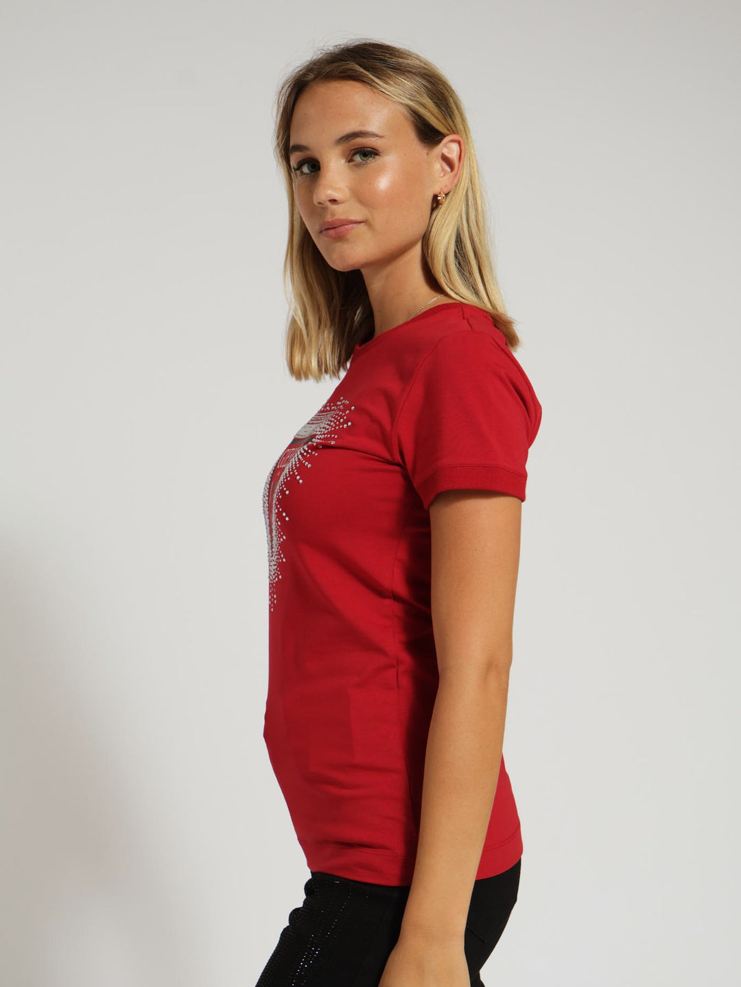 Star Triangle Tee - Red