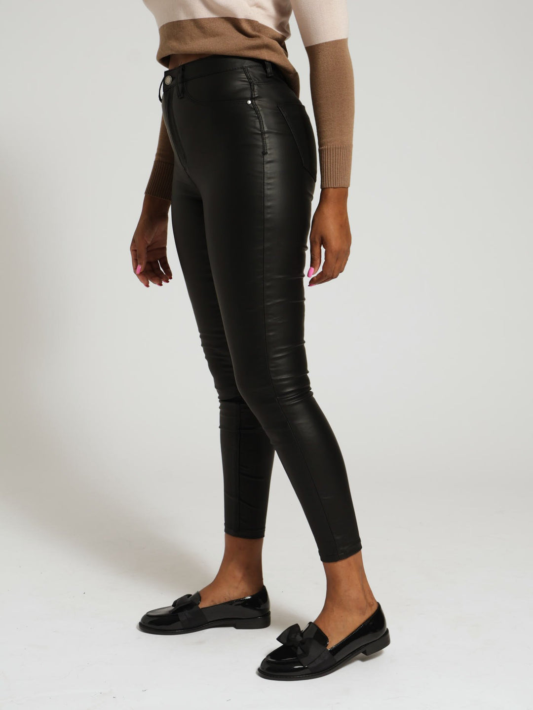 Hi Waist Skinny Jean - Black