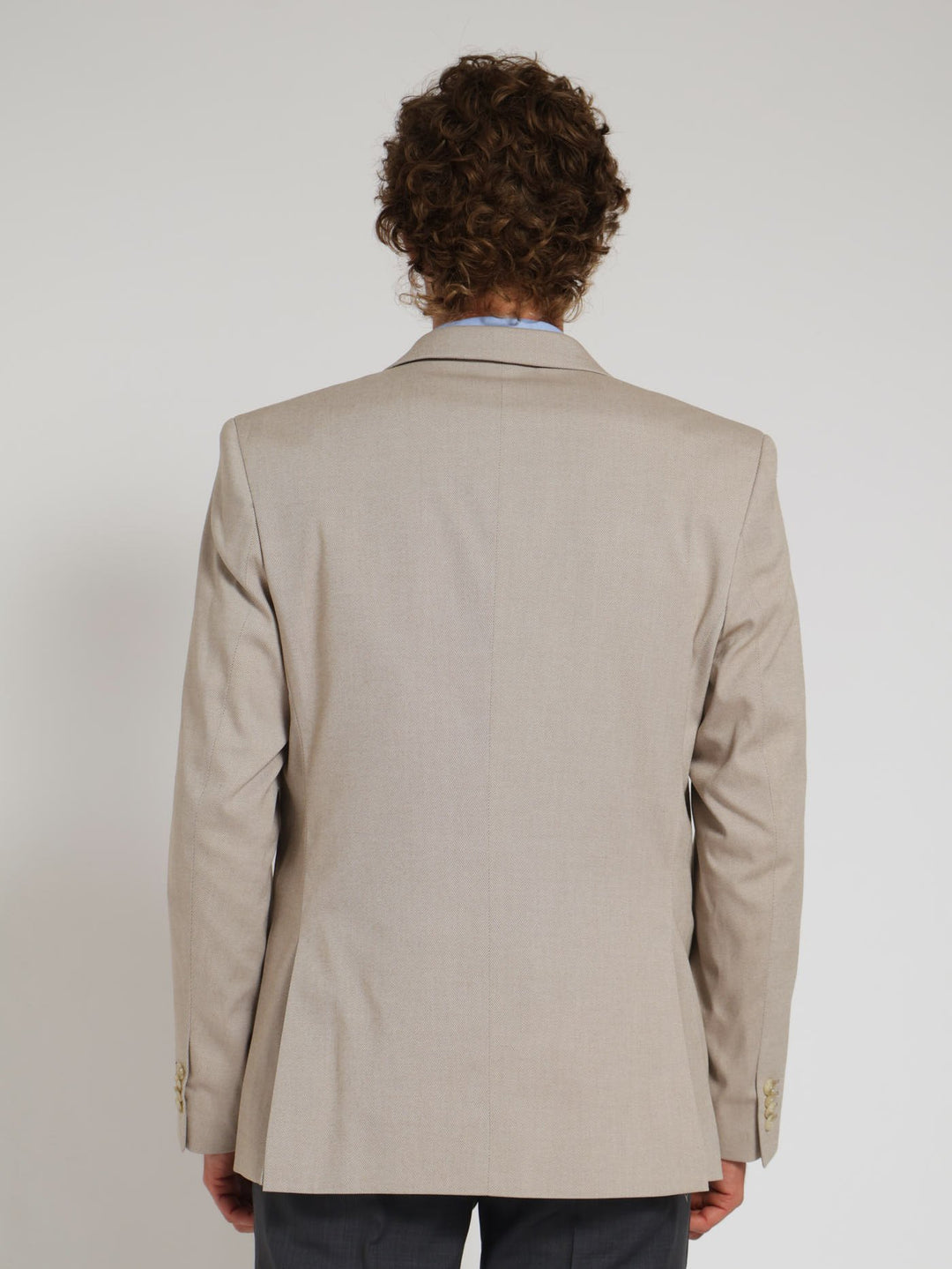 Twill Suit Jacket - Natural