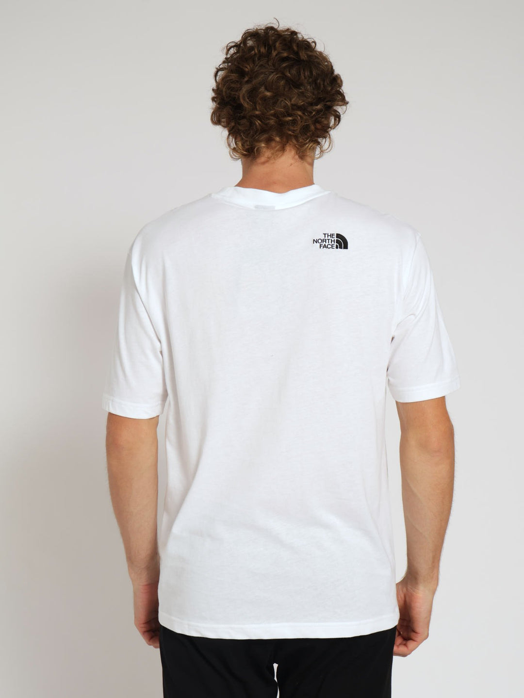 Oversize Simple Dome Tee - White