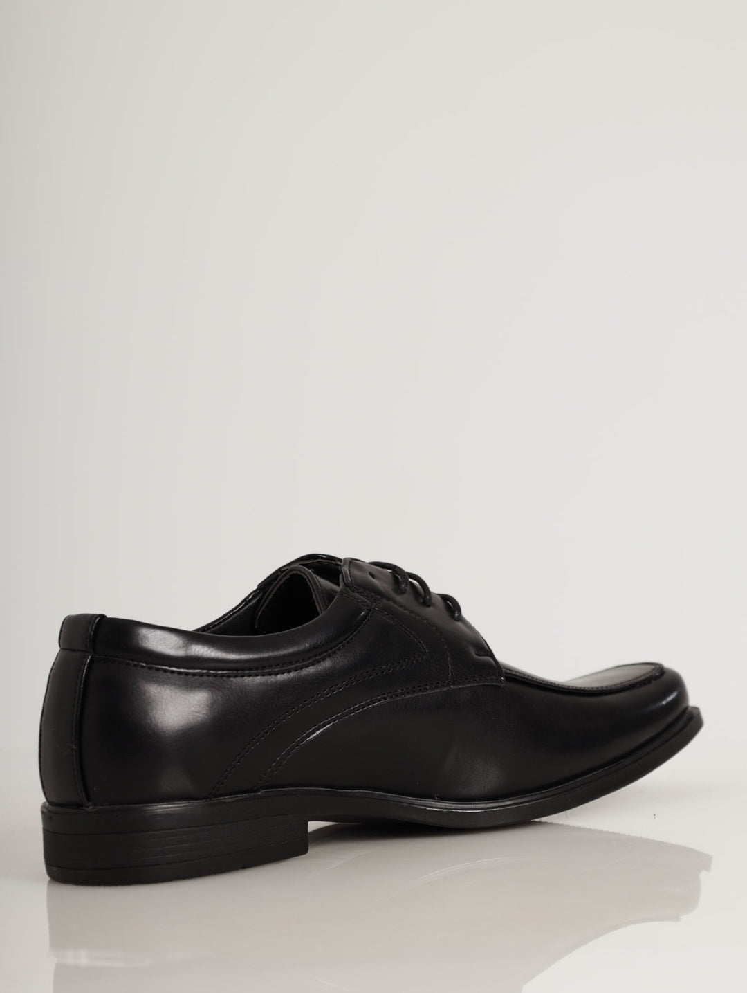 Men's Basic Square Toe Lace Up Shoe - Black