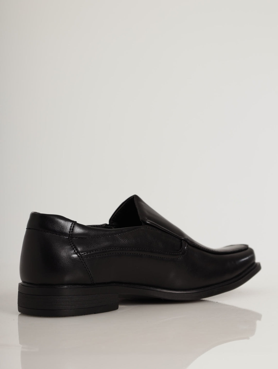 Men's Basic Square Toe Slip On Shoe - Black