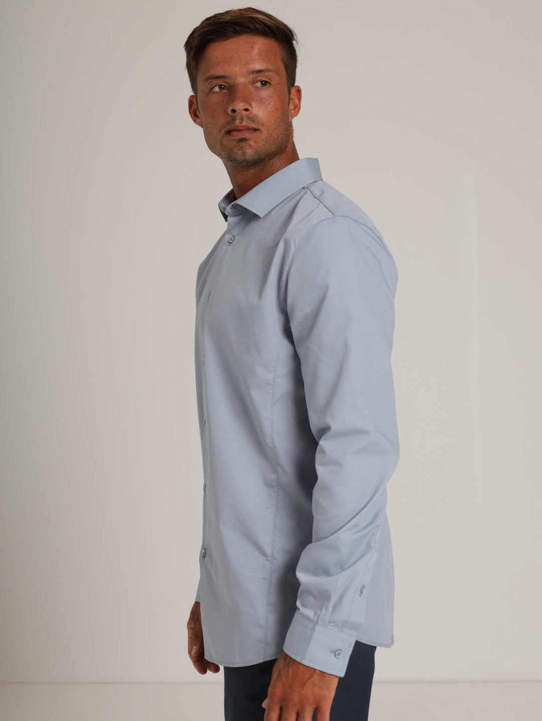 Men's Easy Care Shirt - Light Blue