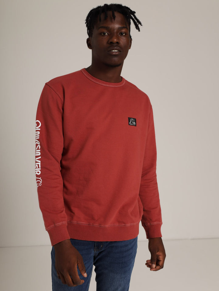 Men's The Original Crew Sweat Top - Rust