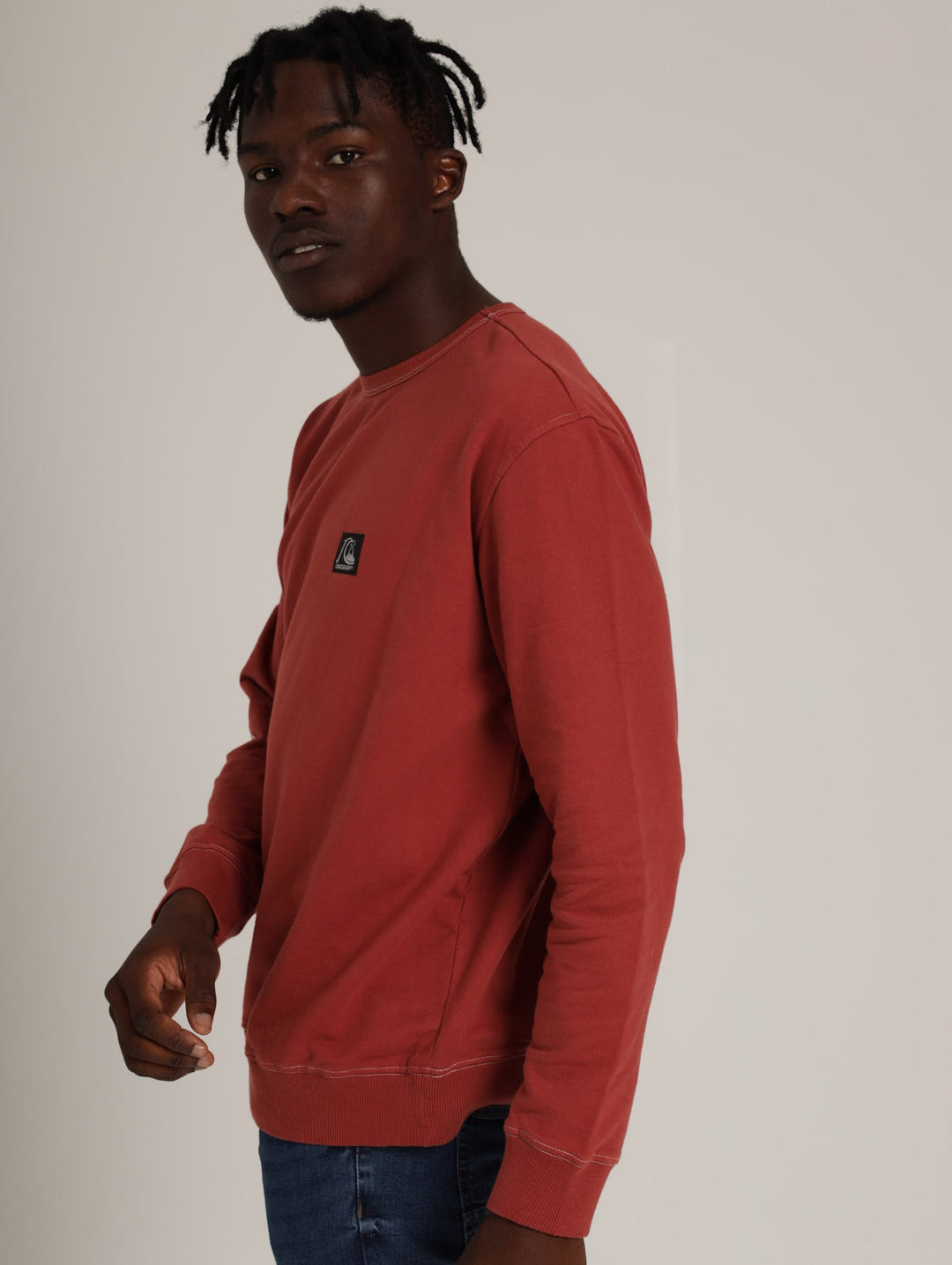 Men's The Original Crew Sweat Top - Rust