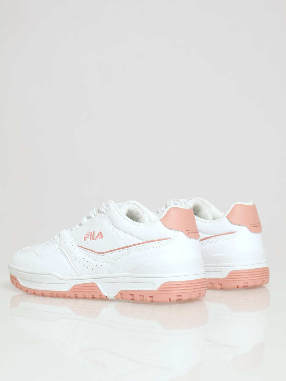 Jenson Lace Up Sneaker - White/Pink