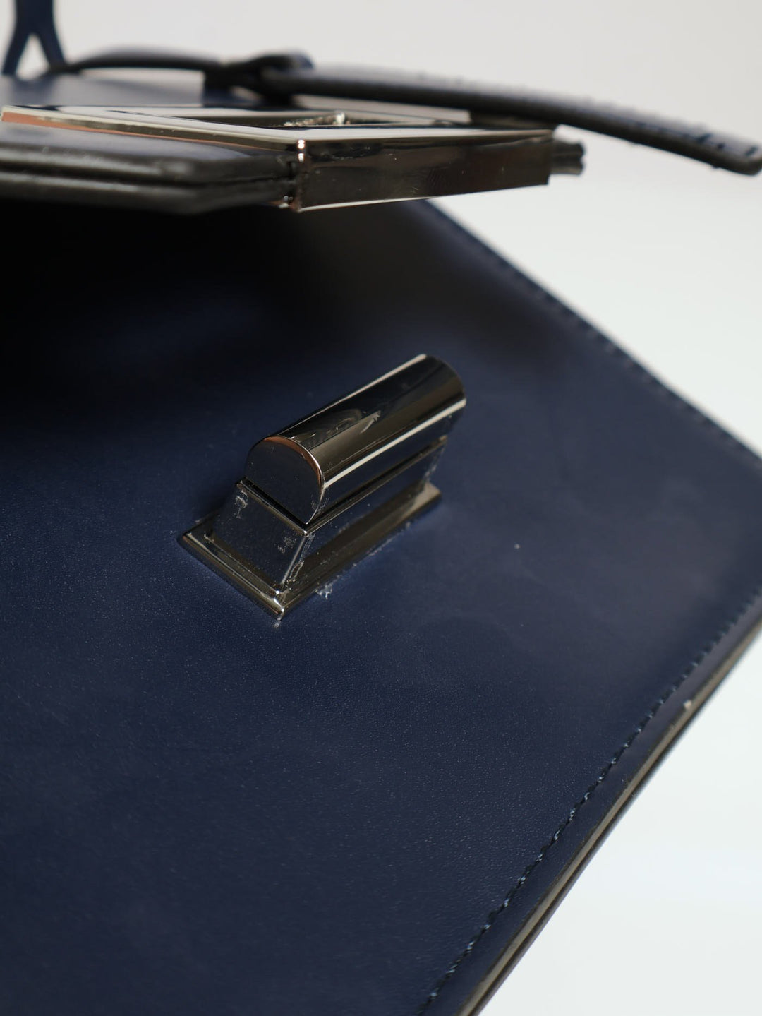 Gem Top Handle Bag - Navy