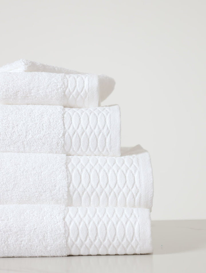 480gsm Micro Cotton Towels - White